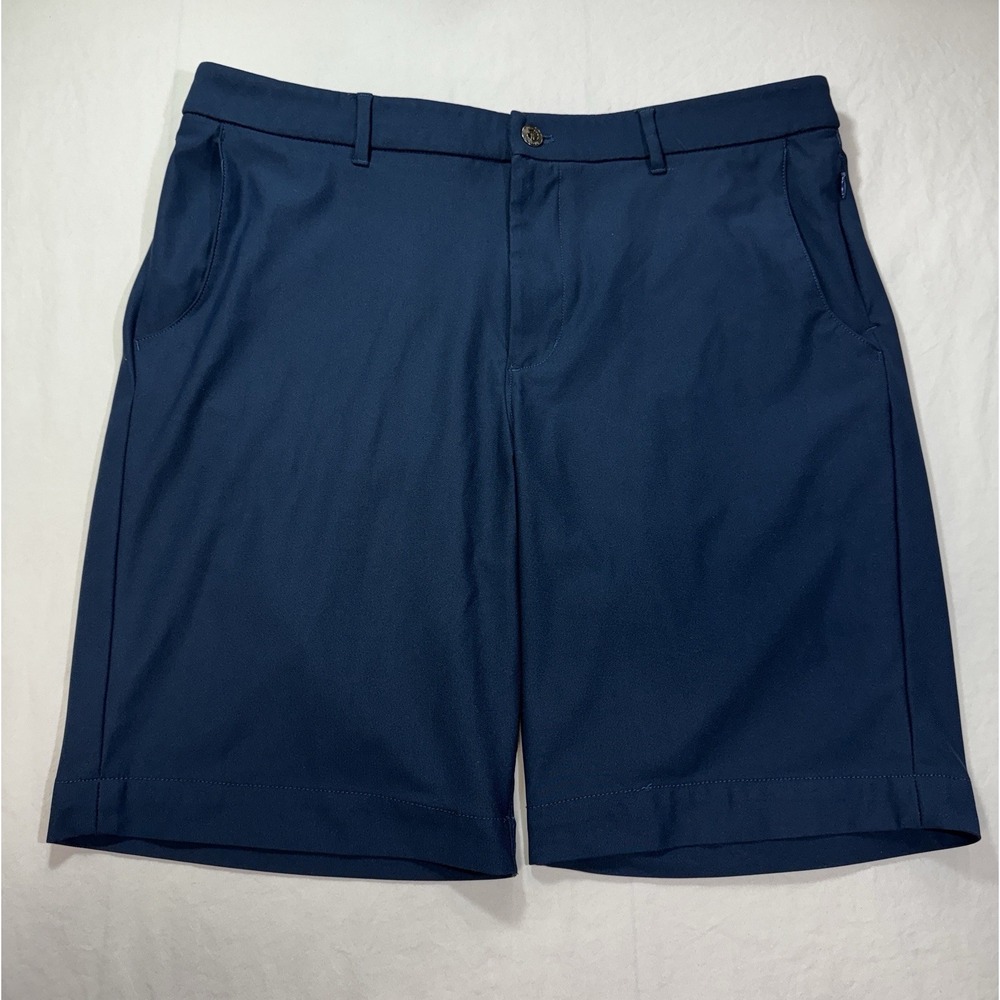 Johnnie O Men's Blue Prep-Formance Cross Country Performance Shorts Size 36